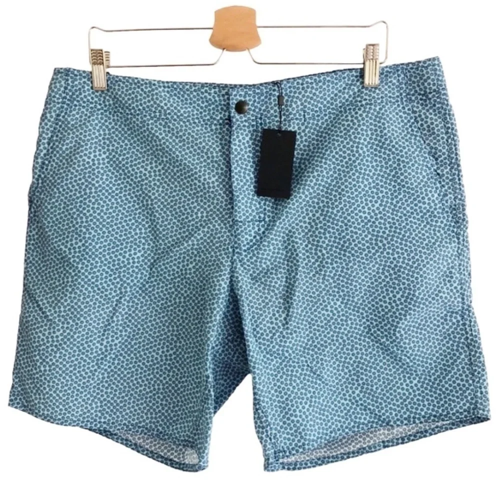 Zachery Prell Crane Light Blue Swim Trunks NWT Size 36